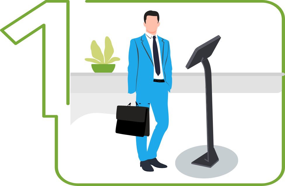 Accoglienza visitatore in azienda