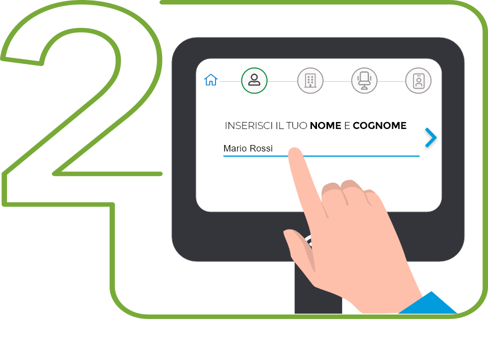 Registrare visitatori in azienda